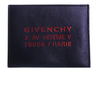 Givenchy Address Label Cardholder, front view